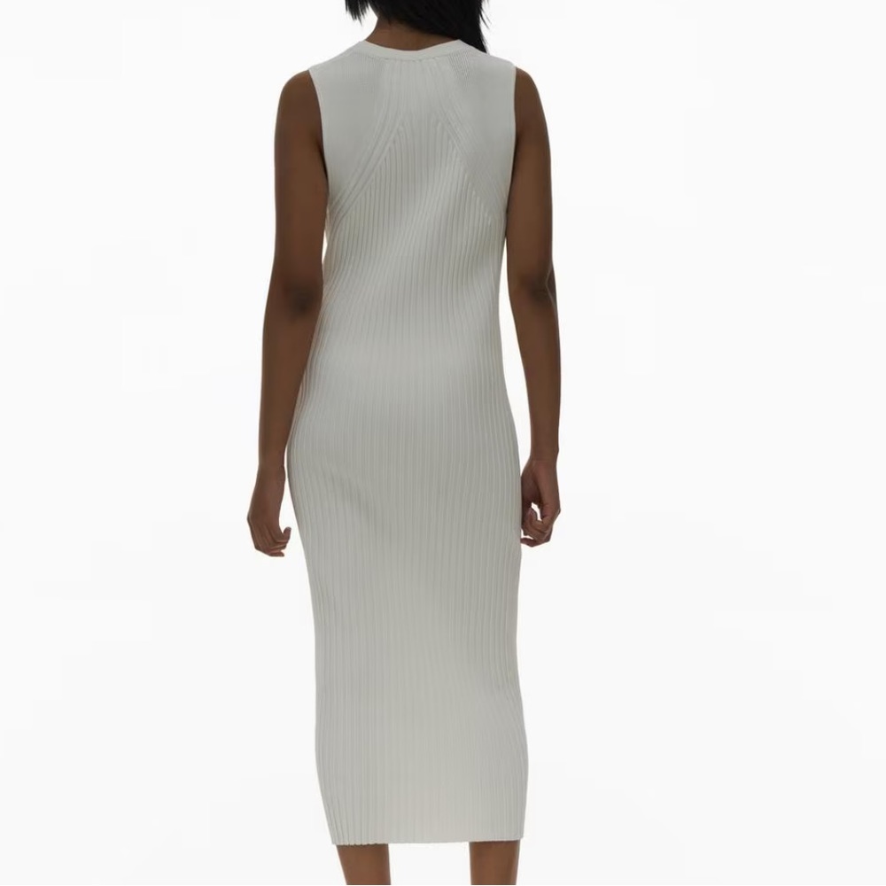 Helmut Lang Ribbed Vneck Dress - Picture 3 of 8